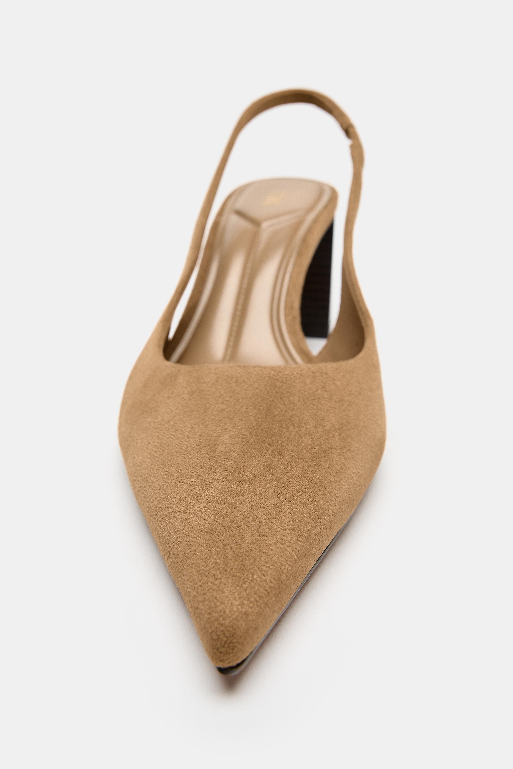 CHAUSSURES À TALONS OUVERTES L'ARRIÈRE
